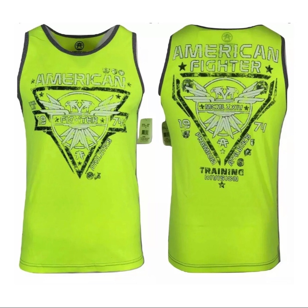 AMERICAN FIGHTER Mens T-Shirt BAY STATE TANK